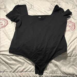 Black One Piece Bodysuit